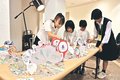 未来の高岡描く立体地図　市美術館で子どもら夢や思い表現