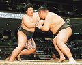 石橋、寄り切りで連勝　大相撲夏場所
