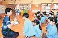 道路飛び出し絶対ダメ　ドリームス選手が教室　氷見 みどり保育園