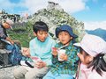 深刻な水不足解消　雄山山頂でカップ麺