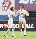 カターレ、敵地で大分に２－２　松岡（滑川出身）先制ヘッド、古川同点弾