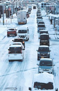 ２５日まで大雪恐れ　富山県内、交通障害に警戒