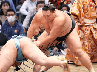 朝乃山７勝目、トップ守り 勝ち越し王手　大相撲春場所８日目