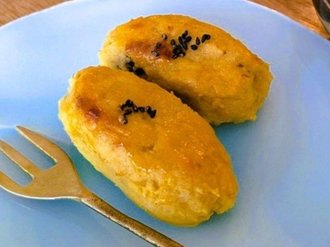 熟成芋で甘み増し増し♪しっとりスイートポテト🍠【休日のレシピ(122)】