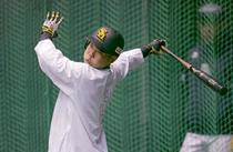 近藤、はつらつと初練習