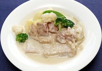 鶏もも肉のクリーム煮ポイント
