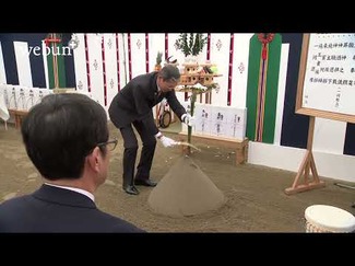 入善の深層水取水施設、新設復旧工事へ安全祈願祭　能登半島地震で被災