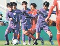 初陣耐え抜き歓喜、全員守備で無失点　全国高校サッカー、龍谷富山２回戦進出