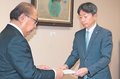 震災復興を推進　連合要求に新田知事