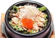 サケとイクラの石焼きご飯