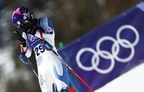 安藤は１回目で途中棄権