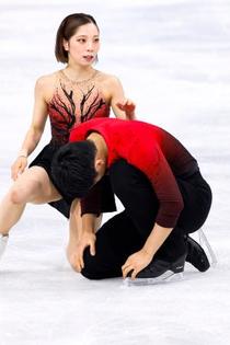 得意のリフトで痛恨ミス、悔し涙