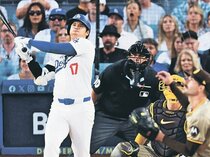 ＜プレーバック大谷翔平＞９<br />１０月５日／初のプレーオフで本領発揮　パドレス戦同点３ラン