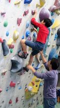 ボルダリングは楽し～い！