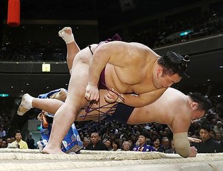 朝乃山３場所ぶり勝ち越し　初場所千秋楽