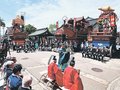 曳山と屋台みやびに　福野神明社春季祭礼