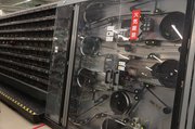 １時間に５万通を仕分けることができる書状区分機
