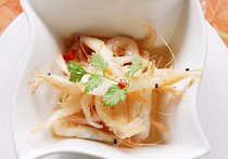 シロエビの和風マリネ