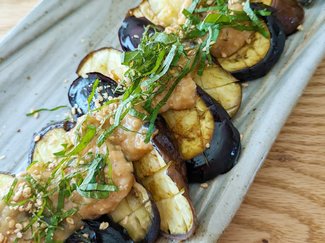 油で揚げない♪お手軽ナスの田楽【休日のレシピ(76)】