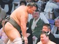 朝乃山、１勝１敗　大相撲名古屋場所、初日に白星