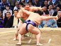 朝乃山、美ノ海下し３連勝　大相撲名古屋場所３日目