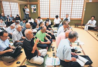 氷見・栄町、間島の住民「解体更地の税減免を」　市長に減免の継続を要望