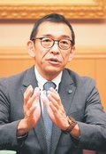 若い組合員のつながり強化　宮崎連合富山会長が来社