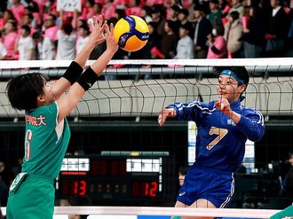 富山第一８強ならず　全日本高校バレー女子