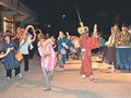 総踊り心ゆくまで　南砺でこきりこ祭り最終日