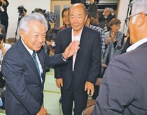 「まちづくり軌道に」、町政かじ取りへ決意　上市町長選、中川さん３選