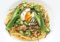 ねば・ネバ・Ｎｅｖｅｒ豚キムチパスタ