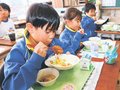 呉西（ゴーセイ）な給食大満足　高岡・南条小、６市の特産使う