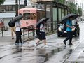 大気の状態不安定に、南砺高宮で激しい雨　２７日の県内