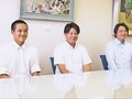 甲子園の応援「最高」　未来富山・松井主将ら県庁で結果報告と感謝