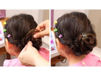 ⑳【実践動画あり】浴衣にもオススメ!子どもの簡単&おしゃれな髪のまとめ方【ママと10‘sのスキンケア&メークレッスン】