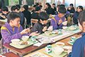 古里の歴史 おいしく学ぶ　日本遺産の日に高岡銅器テーマの給食、小中学生 愛着深める