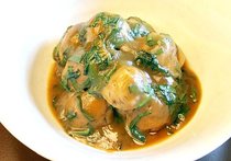 上市里芋の和蘭煮　県産ニラみそあえ