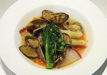 アサリと春野菜の煮込み