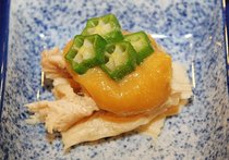 鶏もも肉のごまみそかけ