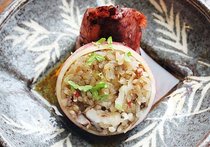 冷や飯でイカ飯