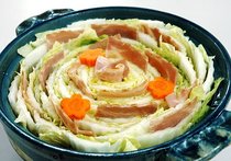 白菜の花スープ