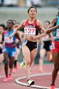 １５００ｍで渡辺愛が大会新