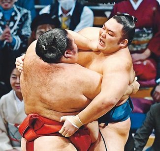 千秋楽黒星も手応え　朝乃山「初場所は沸かせる」