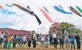 こいのぼり大空悠々　砺波・東野尻公民館が企画