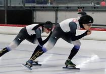 スケート森重、左膝は回復傾向