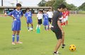 中学生がカターレに学ぶ　小矢部でサッカー教室