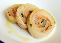 サーモンと白菜のトルネード