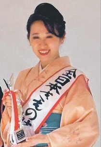 才高さん（高岡）優勝　きものコンテスト中部・東海大会 カジュアルの部