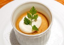 ほうじ茶のプリン