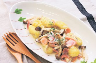 親子でクッキング<br />サツマイモのニョッキ